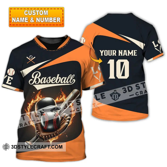 Unisex Shirt - Custom Name Shirt Baseball style option 1