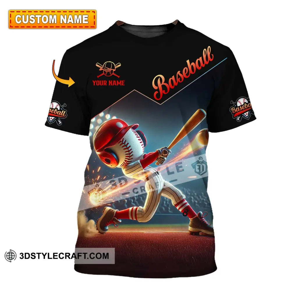 Unisex Shirt - Custom Name Baseball T-Shirt / S T-Shirt