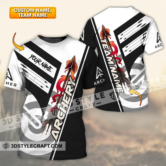 Unisex Shirt - Custom Name Basic Archery Player Shirt style option 1