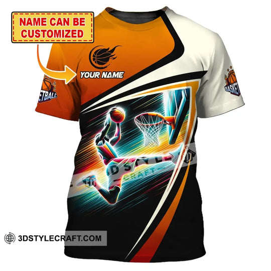 Unisex Shirt, Custom Name Basketball Polo Shirt, Basketball Club Uniform, Basketball T-Shirt style option 1