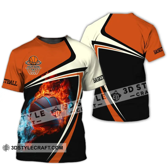 Unisex Shirt, Custom Name Basketball Polo Shirt, Basketball Club Uniform, Basketball T-Shirt style option 4