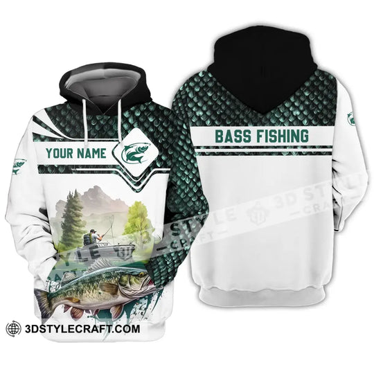 Unisex Shirt - Custom Name Bass Fishing Lake Shirt style option 3