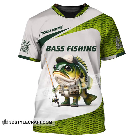 Unisex Shirt, Custom Name Bass Fishing Shirt, Fishing Lover Shirt, Bass Fishing Hoodie style option 2