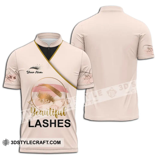 Unisex Shirt - Custom Name Shirt Beautiful Lashes style option 2