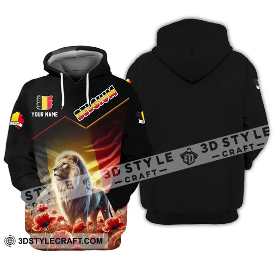 Unisex Shirt - Custom Name Shirt, Belgium National Team Euro 2024 style option 2