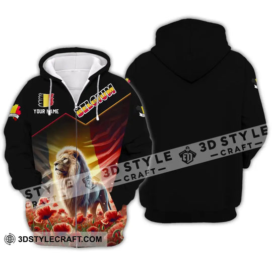 Unisex Shirt - Custom Name Shirt, Belgium National Team Euro 2024 style option 3