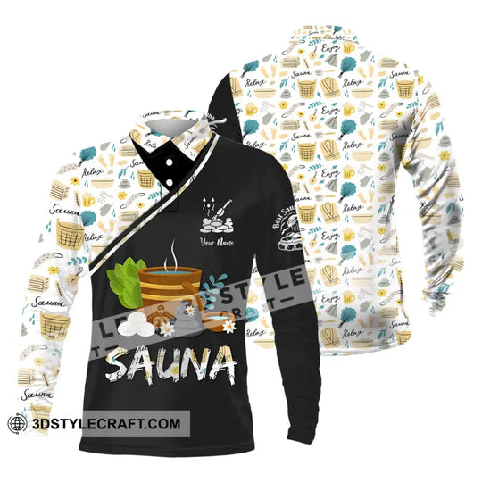 Unisex Shirt - Custom Name Shirt Best Sauna Relax style option 3