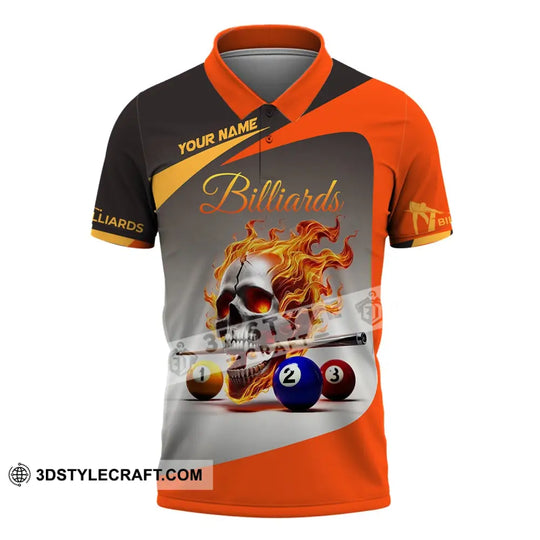 Unisex Shirt, Custom Name Billiard Shirt, Billiard Gift style option 4
