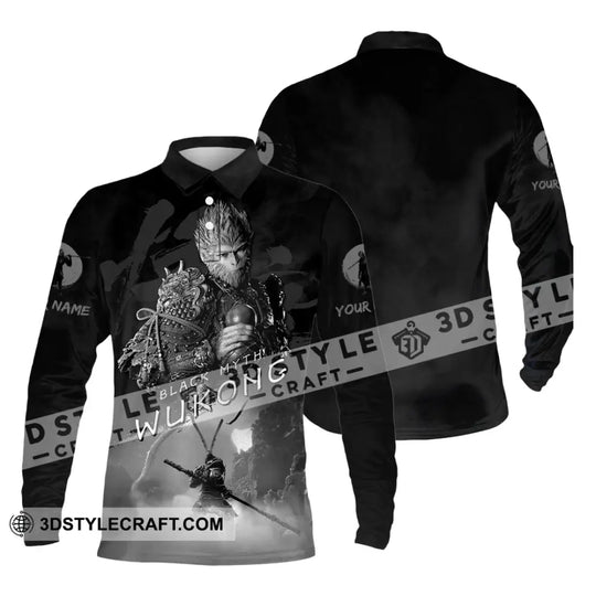 Unisex Shirt - Custom Name Black Myth Wukong Shirt Black General style option 3