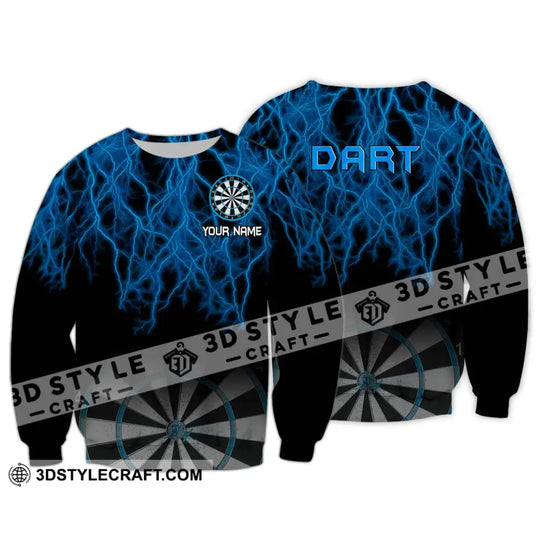 Unisex Shirt - Custom Name Shirt Blue Dart style option 4