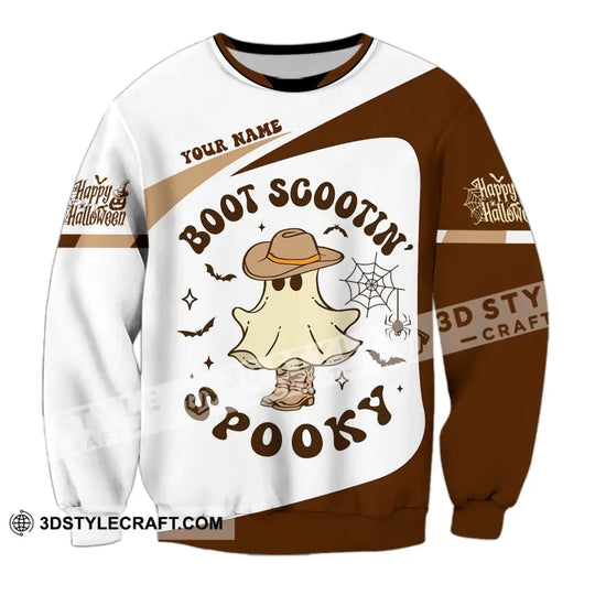 Unisex Shirt - Custom Name Boot Scootin Spooky Shirt style option 4