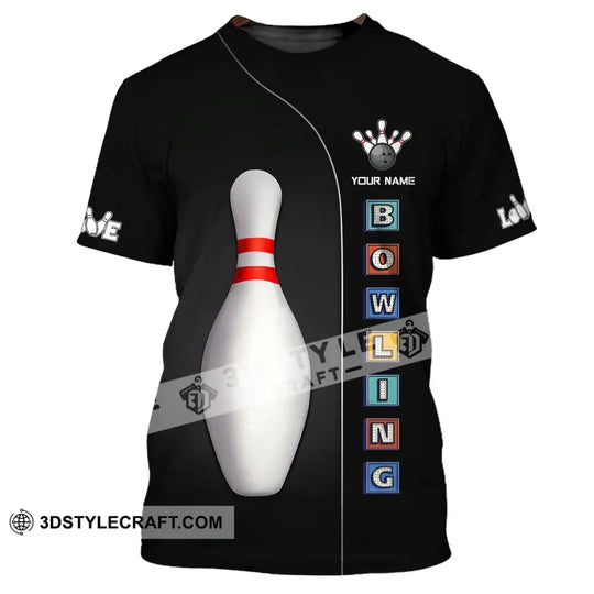 Unisex Shirt, Custom Name Bowling Shirt, Shirt For Bowling Lovers, Bowling Gifts style option 2