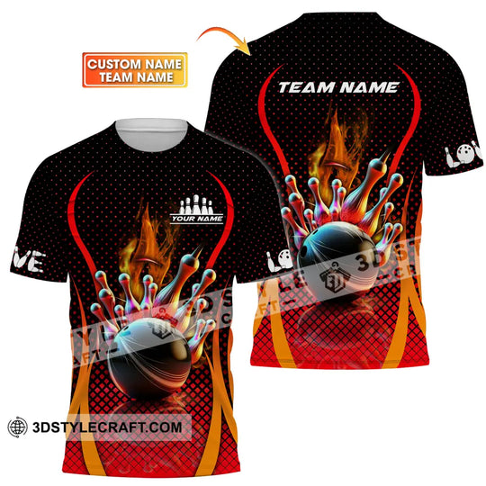 Unisex Shirt - Custom Name Bowling Shirt style option 1