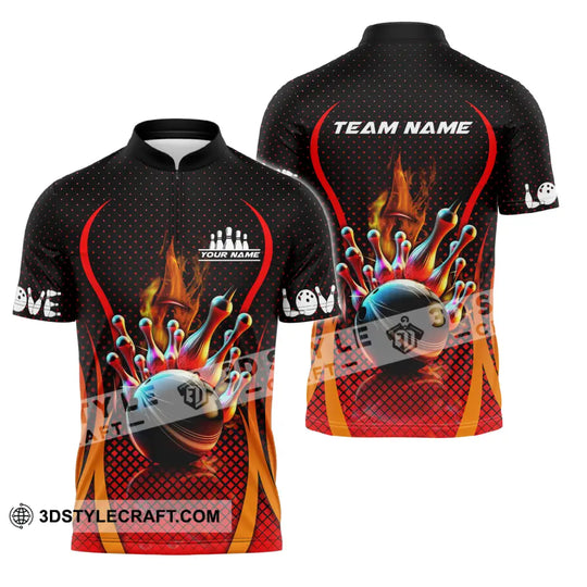 Unisex Shirt - Custom Name Bowling Shirt style option 3