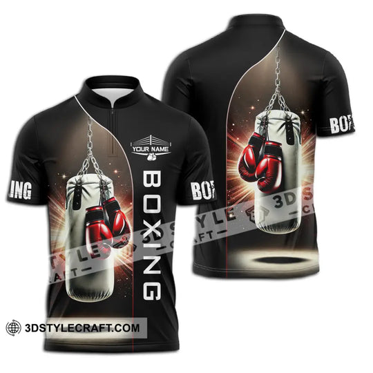 Unisex Shirt - Custom Name Boxing Lover Shirt, Boxing Gloves style option 3