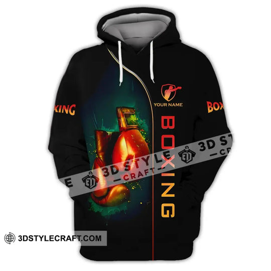 Unisex Shirt - Custom Name Boxing, Boxing Lover Shirt style option 2