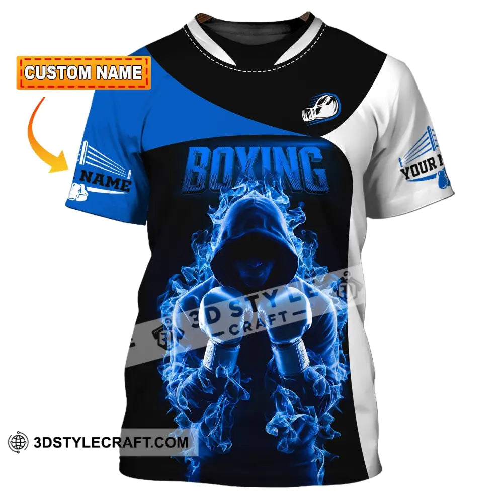 Unisex Shirt Custom Name Boxing Lover T-Shirt Gift T-Shirt