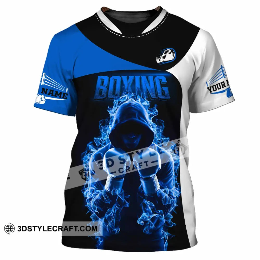 Unisex Shirt Custom Name Boxing Lover T-Shirt Gift / S T-Shirt