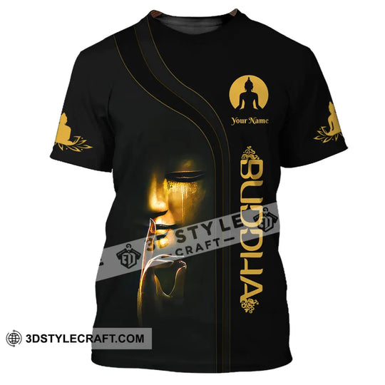 Unisex Shirt, Custom Name Buddha Shirt, Buddha  Polo Long Sleeve, Buddhist T-Shirt style option 2