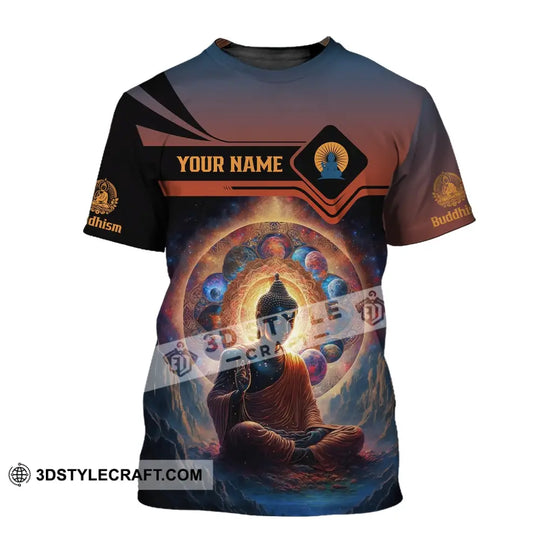 Unisex Shirt, Custom Name Buddha Shirt, Buddha Polo Long Sleeve T-Shirt style option 2