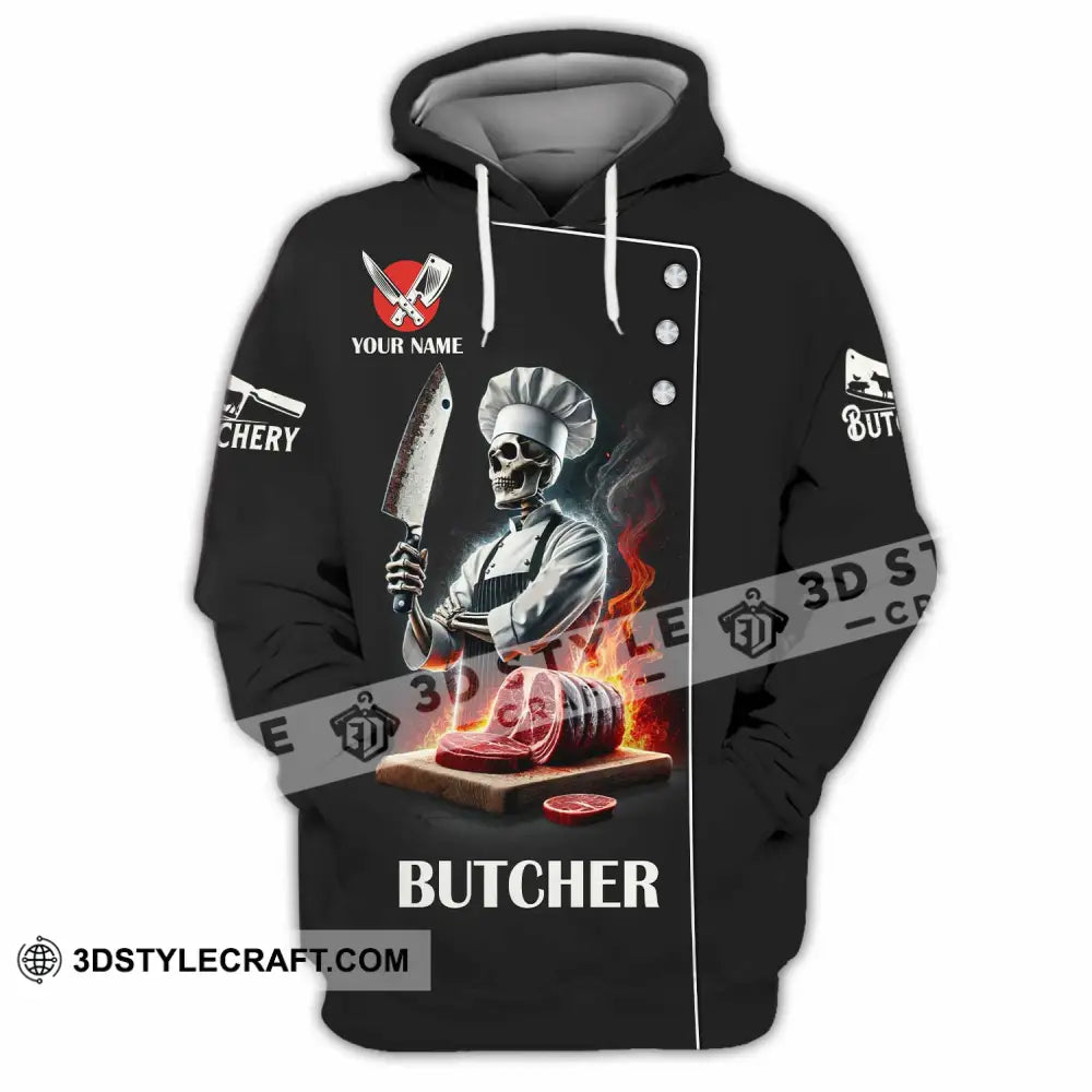 Unisex Shirt Custom Name Butcher Gift Hoodie / S T-Shirt