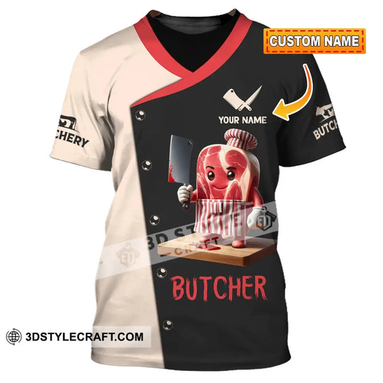 Unisex Shirt, Custom Name Butcher Shirt, Butcher Gift style option 1