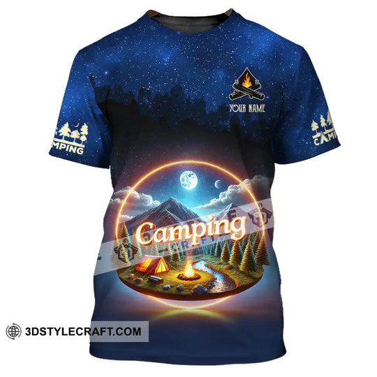 Unisex Shirt, Custom Name Camping Shirt, Camping Team Uniform style option 2