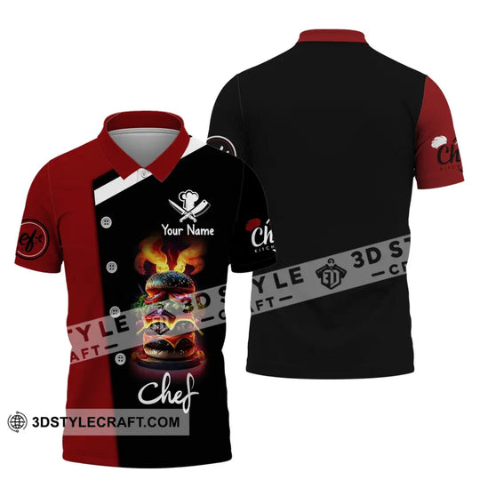 Unisex Shirt, Custom Name Chef Shirt, Chefs Custom Gift, Chef Apparel style option 4