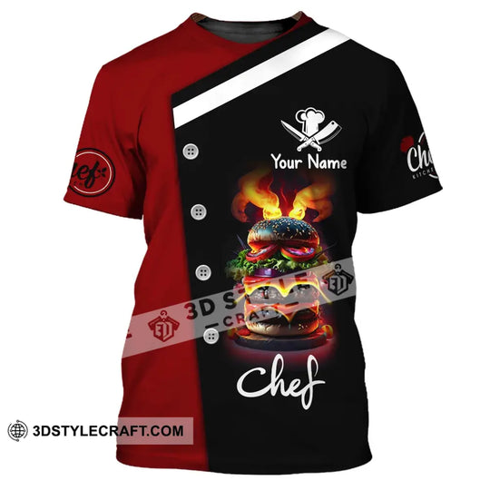 Unisex Shirt, Custom Name Chef Shirt, Chefs Custom Gift, Chef Apparel style option 2