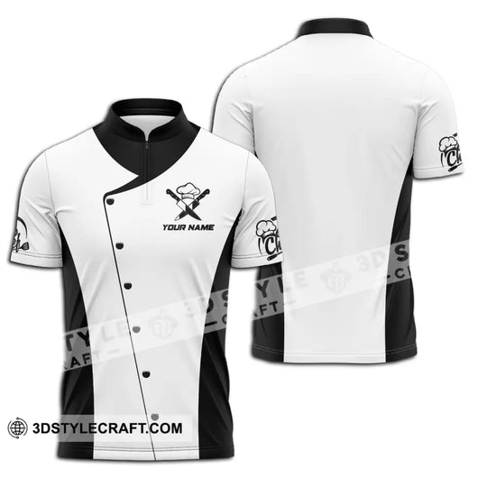 Unisex Shirt - Custom Name Chef Shirt, Classic Chef Shirt style option 3
