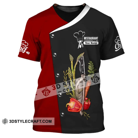 Unisex Shirt, Custom Name Chef Shirt, Cooking Chef, Gift for Cooking Lovers style option 2