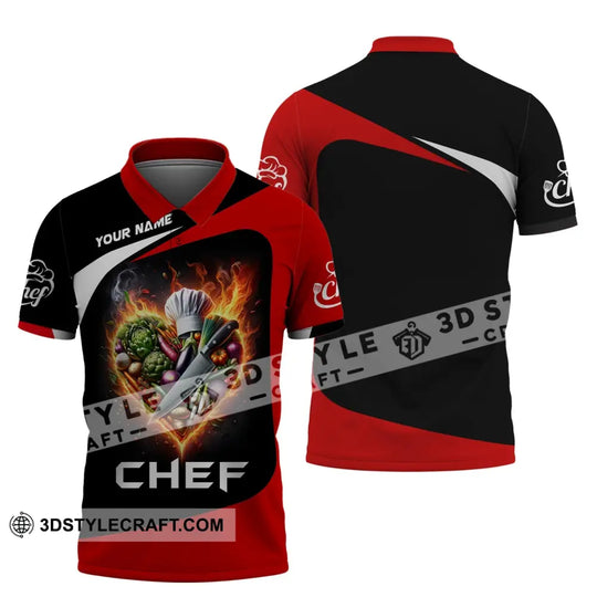Unisex Shirt, Custom Name Chef Shirt, Shirt for Chefs, Chef Apparel, Gift for Cooking Lovers style option 4