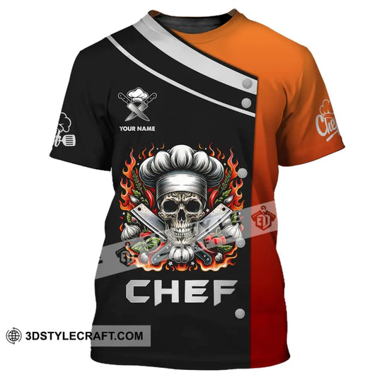Unisex Shirt, Custom Name Chef Shirt, Shirt for Chefs, Chef Apparel, Gift for Cooking Lovers style option 2
