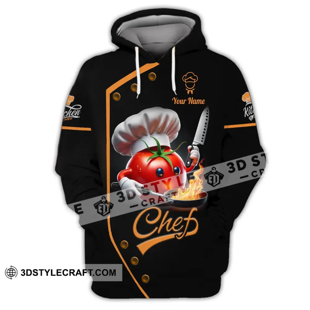 Unisex Shirt Custom Name Chef Gift Hoodie / S T-Shirt