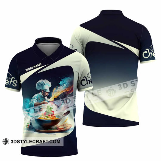 Unisex Shirt, Custom Name Chef Shirt, Chef Gift style option 4