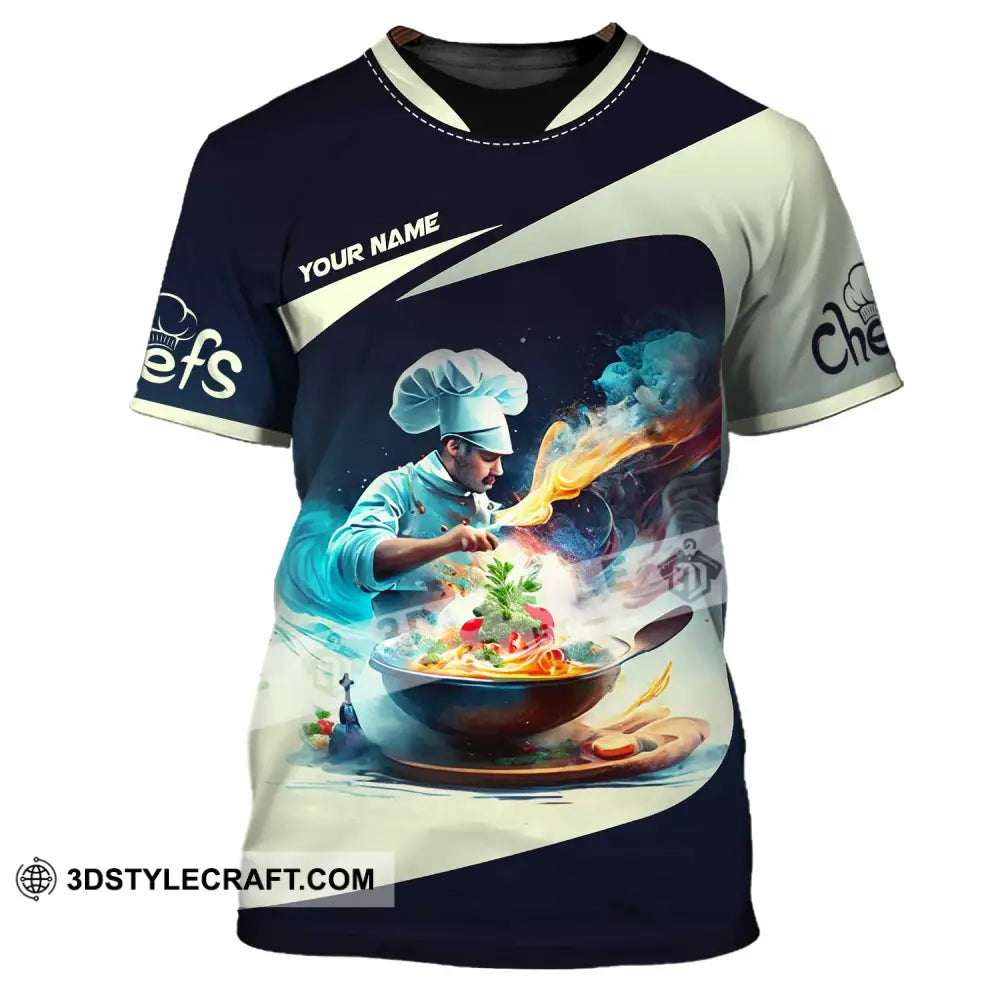 Unisex Shirt Custom Name Chef Gift T-Shirt / S T-Shirt