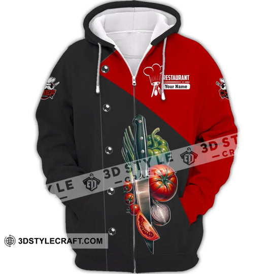 Unisex Shirt, Custom Name Chef Shirt, Chef Restaurant, Gift for Cooking Lovers style option 3