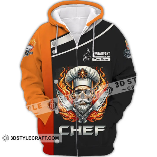 Unisex Shirt, Custom Name Chef Shirt, Chef Restaurant, Chef Polo Long Sleeve, Gift for Chefs style option 3