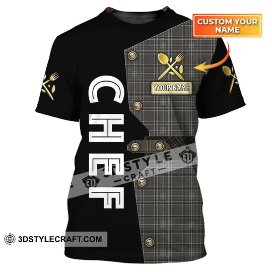 Unisex Shirt, Custom Name Chef T-shirt, Cooking Lover Shirt, Chef Hoodie, Cooking Apparel style option 1