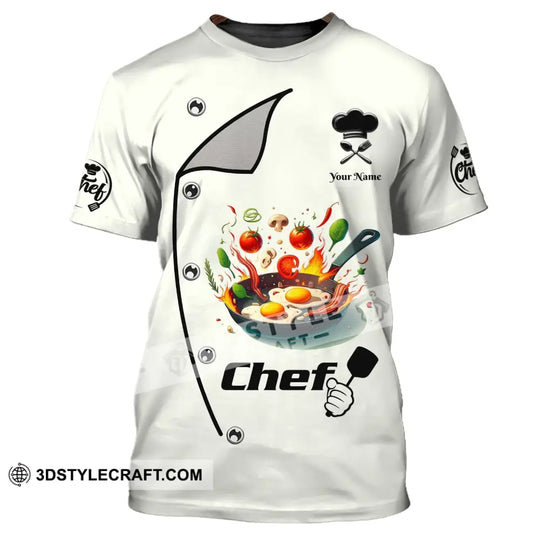 Unisex Shirt, Custom Name Chef Shirt, Chef T-shirt Hoodie, Gift for Cooking Lovers style option 2