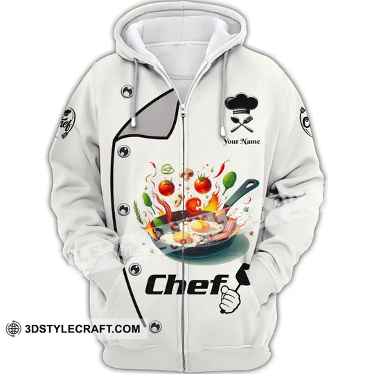 Unisex Shirt, Custom Name Chef Shirt, Chef T-shirt Hoodie, Gift for Cooking Lovers style option 3