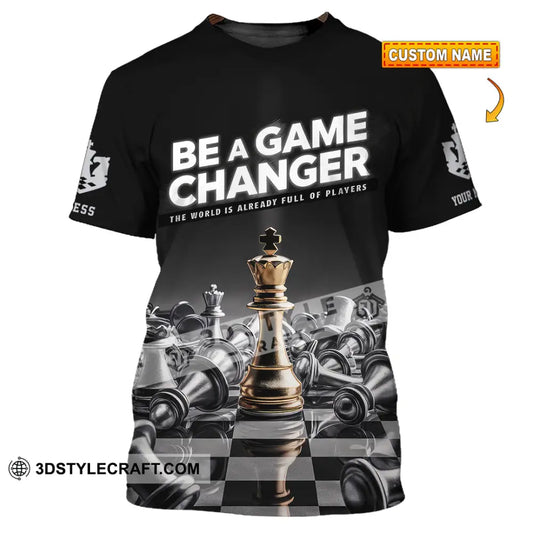 Unisex Shirt Custom Name Chess Apparel Polo Long Sleeve Love T-Shirt T-Shirt