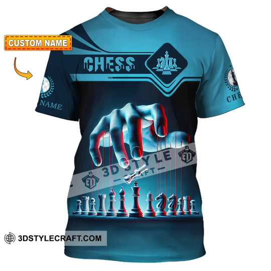 Unisex Shirt, Custom Name Chess Shirt, Chess Apparel, Chess Polo Long Sleeve, Chess Love T-Shirt style option 1