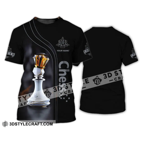 Unisex Shirt, Custom Name Chess Shirt, Chess Apparel, Chess Polo Long Sleeve, Chess Love T-Shirt style option 2