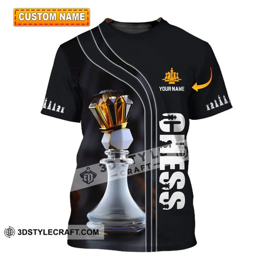 Unisex Shirt, Custom Name Chess Shirt, Chess Lover Hoodie Shirt Polo Long Sleeve Shirt style option 1