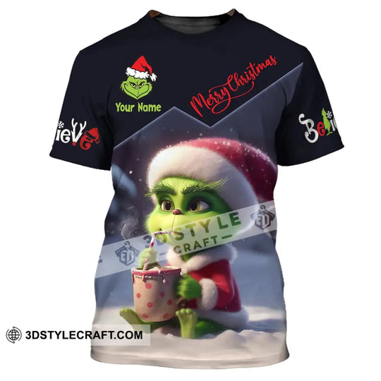 Unisex Shirt, Custom Name Christmas Shirt, Christmas Polo Long Sleeve, Merry Christmas T-Shirt style option 2