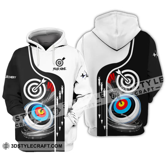 Unisex Shirt - Custom Name Color Sport Shirt, Archery Classic style option 3