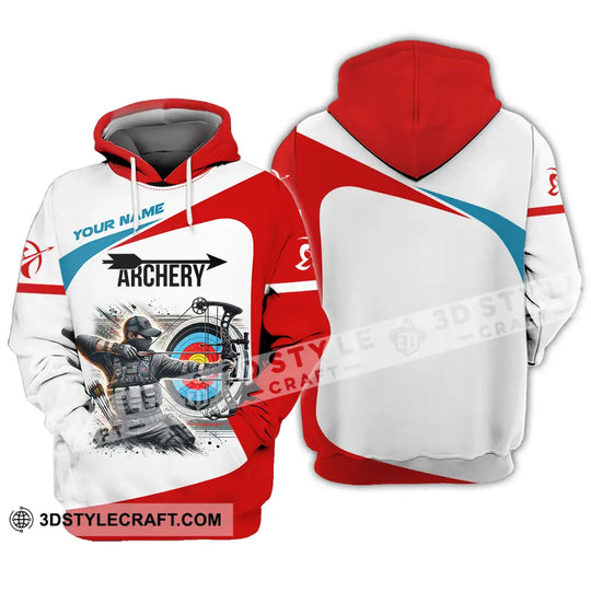 Unisex Shirt - Custom Name Color Sport Shirt, Archery Lover style option 3
