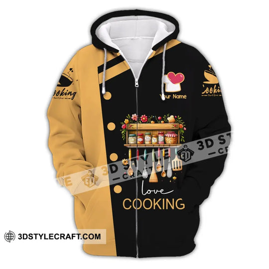 Unisex Shirt - Custom Name Shirt Cooking style option 3