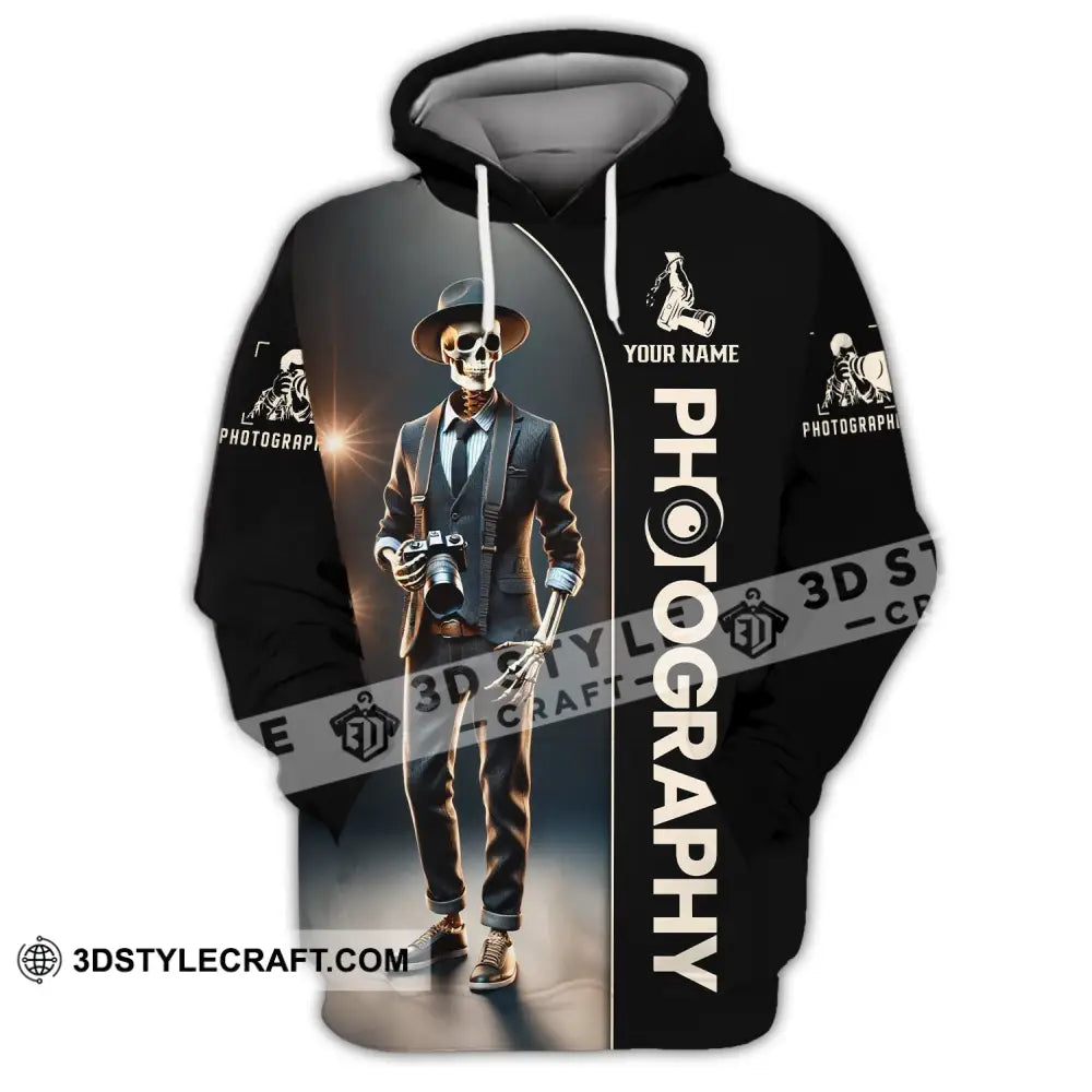 Unisex Shirt - Custom Name Cool Photography Hoodie / S T-Shirt